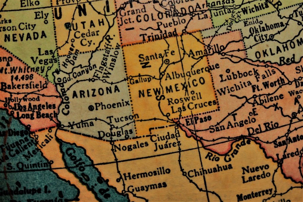 Map of New Mexico